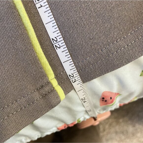 Vintage Y2K Metro Style Tall Brown Neon Trim Full Zip Jacket Activewear - Picture 10 of 10